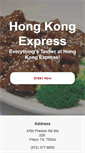 Mobile Screenshot of hongkongexpressfrisco.com